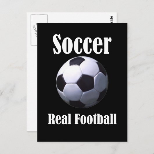 サッカー実在の選手 ポストカード (正面/裏面)