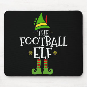サッカー小妖精や小人ファミリーマッチンググループクリスマスパーティー マウスパッド