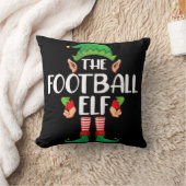 サッカー小妖精や小人マッチングファミリーグループクリスマスパーティー クッション (ブランケット)