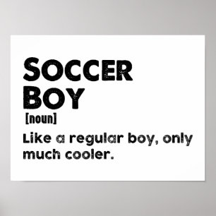 サッカー少年おもしろい辞書の定義サッカー少年 ポスター