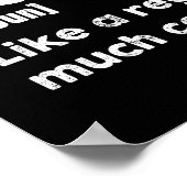 サッカー少年おもしろい辞書の定義 ポスター (角)