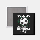 サッカー少年お誕生日おめでとうパパ マグネット (正面/裏面)