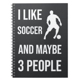 サッカー少年に最適なギフト！彼のためのクールなプレーヤーグッズ キッズ メンズ ノートブック