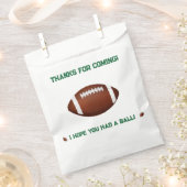 サッカー少年の最初の誕生日パーティーの好意バッグ フェイバーバッグ (クリップ留めされた状態)