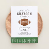 サッカー少年の誕生日パーティーへの招待 招待状