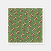 サッカー少年の誕生日パーティー スタンダードカクテルナプキン (正面)