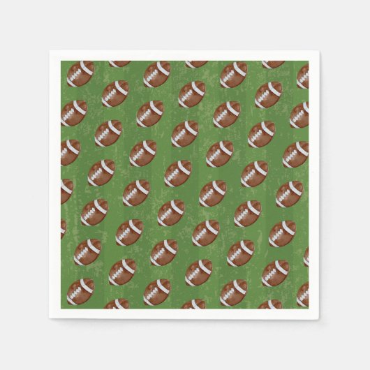 サッカー少年の誕生日パーティー スタンダードカクテルナプキン (正面)