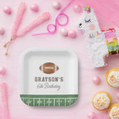 サッカー少年の誕生日パーティー ペーパープレート (パーティー)