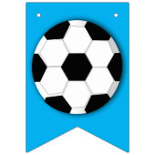 サッカー少年の誕生日|時カスタム代 バンティングフラッグ (第1の旗)