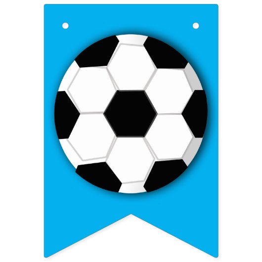 サッカー少年の誕生日|時カスタム代 バンティングフラッグ (第1の旗)