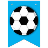 サッカー少年の誕生日|時カスタム代 バンティングフラッグ (第3の旗)