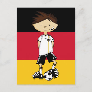 サッカー少年はがき ポストカード