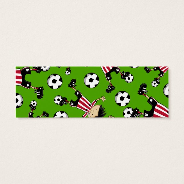サッカー少年サッカーのブックマーク (裏面)