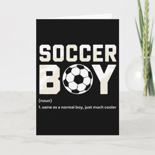サッカー少年定義 カード (正面)