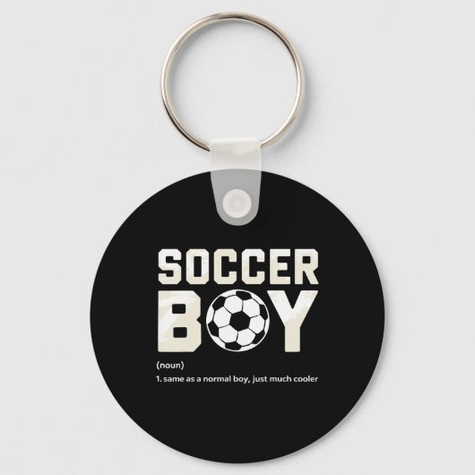 サッカー少年定義 キーホルダー (正面)
