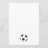 サッカー少年7歳の誕生日おめでとう 招待状 (裏面)