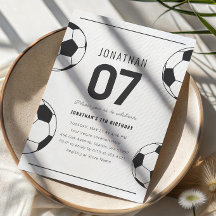 サッカー少年7歳の誕生日おめでとう