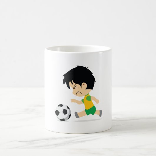 サッカー少年 コーヒーマグカップ (中央)