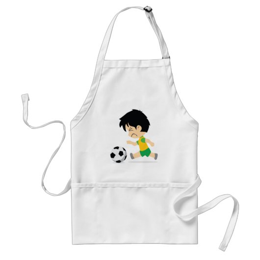 サッカー少年 スタンダードエプロン (正面)