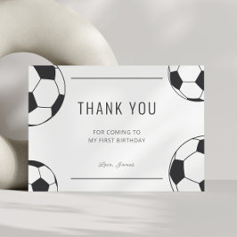 サッカー少年 誕生日おめでとう サンキューカード