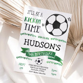 サッカー少年 誕生日 招待状