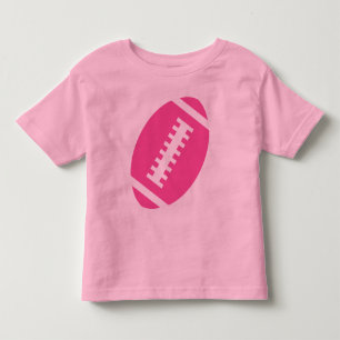 サッカー幼児ピンク   フロントピンクサッカー トドラーTシャツ