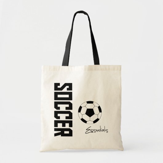 サッカー必需品トートバッグ トートバッグ (正面)