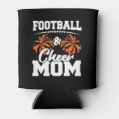 サッカー応援ママハイスクールスポーツチアリーティング 缶クーラー (正面)