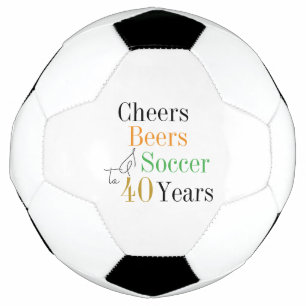 サッカー応援40周年ミニマル サッカーボール