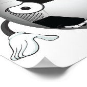 サッカー怒ボールのポスター ポスター (角)