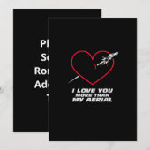 サッカー愛してるよ。エアリアルプレーより君が好きなバレンタイン シーズンカード (正面/裏面)