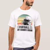 サッカー愛好家のおもしろい贈り物 Tシャツ (正面)