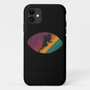 サッカー愛好家のためのアメリカンフットボールのギフト iPhone 11 ケース