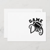 サッカー愛好家のためのゲームデイビベスデザイン ポストカード (正面/裏面)