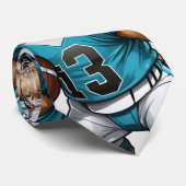 サッカー愛好家のポメラニア犬メンズ ネクタイ (ロール)