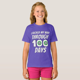 サッカー愛好家100人を追い抜いた日 Tシャツ