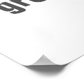 サッカー感動的のアートユニーク作品 ポスター (角)