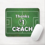 サッカー感謝していコーチグラスフィールド マウスパッド (マウス)