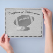 サッカー成績証明書 チラシ (手)