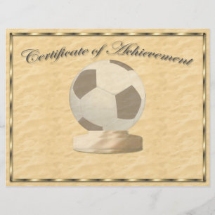 サッカー成績証明書 チラシ