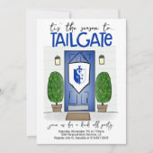 サッカー招待状任意の色を変更するロゴを追加 招待状 (正面)