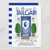 サッカー招待状任意の色を変更するロゴを追加 招待状 (正面/裏面)