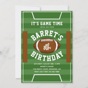サッカー招待状 サッカー誕生日 招待状