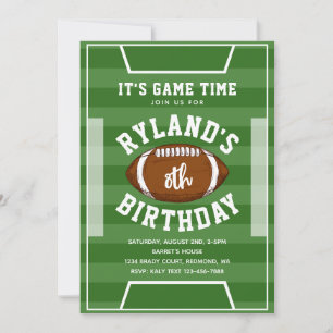 サッカー招待状  サッカー誕生日 招待状