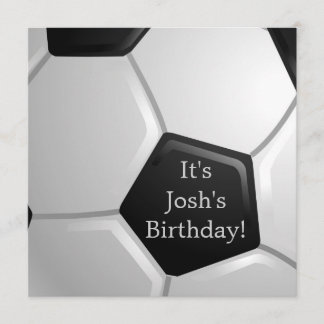 サッカー招待状 招待状