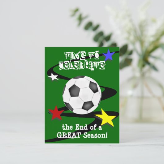 サッカー招待状 招待状 (スタンド正面)