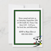 サッカー招待状 招待状 (裏面)