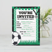 サッカー招待状 招待状 (スタンド正面)