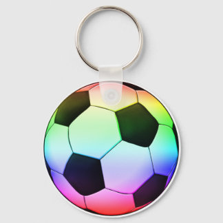 サッカー数々のボール キーホルダー