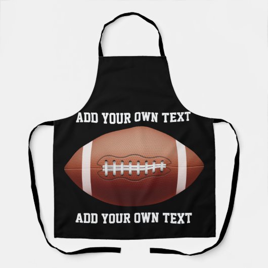 サッカー文字の追加装飾用クッション エプロン (正面)